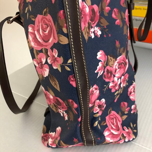 Navy Dooney & Bourke Tote Bag - Picture 3 of 7